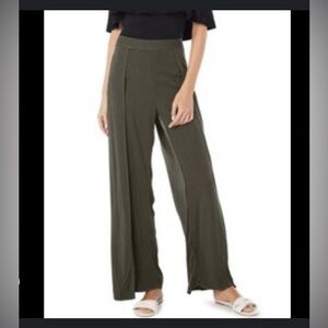 EUC MICHAEL STARS Rylie Wide Leg Tulip Pant Size L Camo Green/Grey